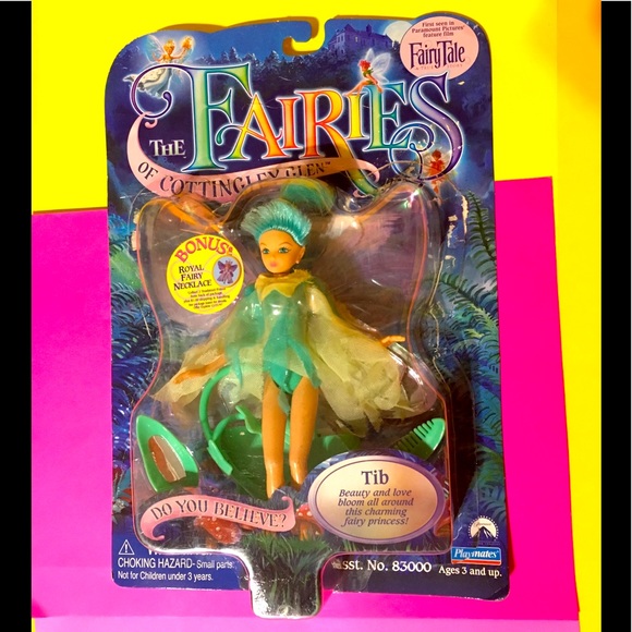 THE FAIRIES OF COTTINGLEY GLEN 90s FAIRY TIB NWT - Picture 1 of 11